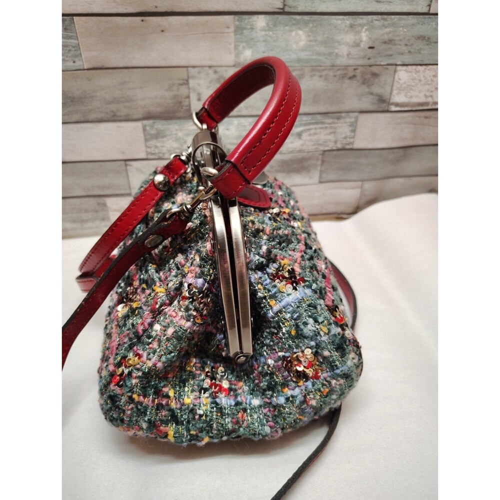 Patricia Nash Conselice Boucle Small Frame Crossbody Lava - Picture 6 of 16
